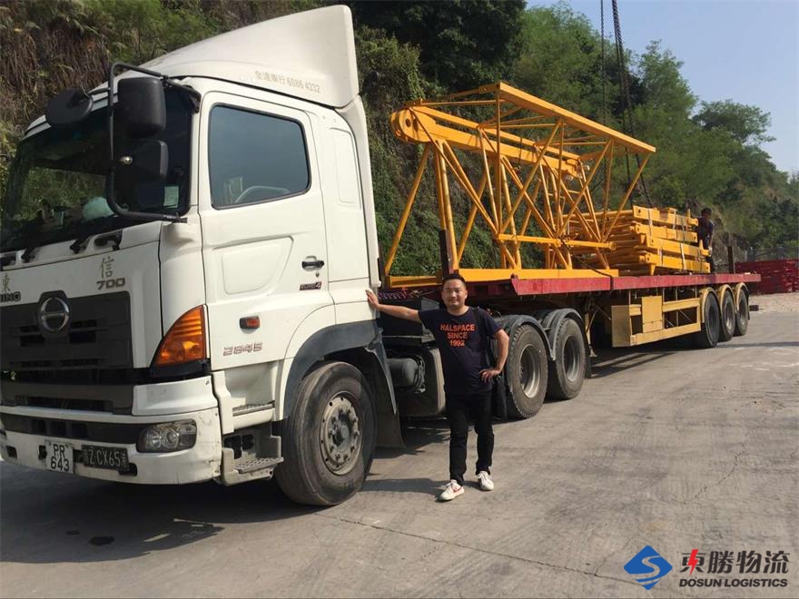 四川吊機平臺運輸到香港物流；大件貨物運輸到香港；大型貨物運輸到香港