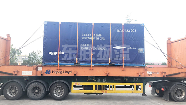 義烏發貨到香港物流，香港進出口貨運專線，深圳東勝物流運輸案例圖