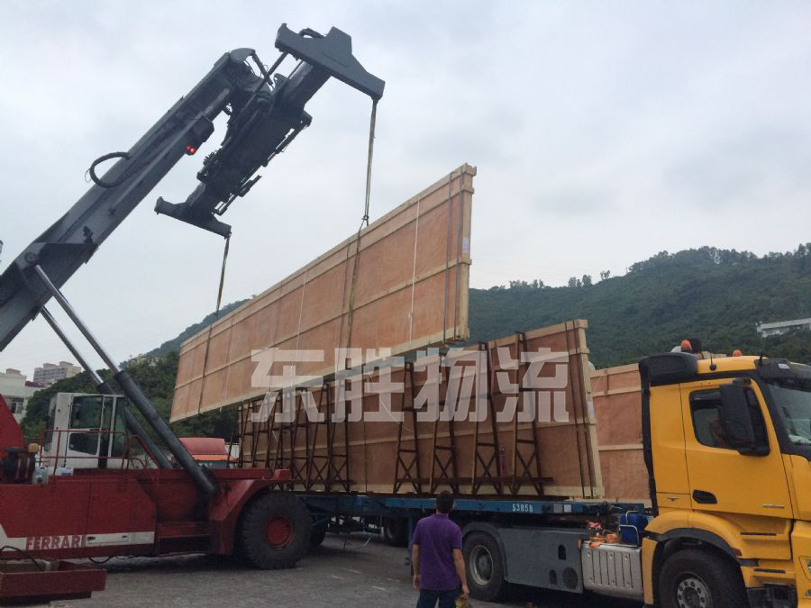 江門到香港吊機車運輸-江門到香港吊機車物流公司--東勝物流案例